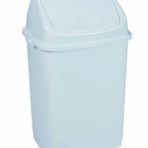 Pattumiera Bianca in ABS con coperchio basculante da 10 e 18 LT - 3