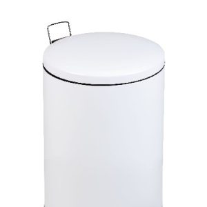 Pattumiera a Pedale Metallo Bianco da 3 a 30 LT - 3