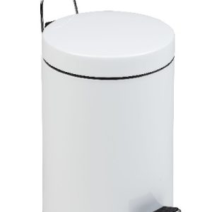 Pattumiera a Pedale Metallo Bianco da 3 a 30 LT - 2