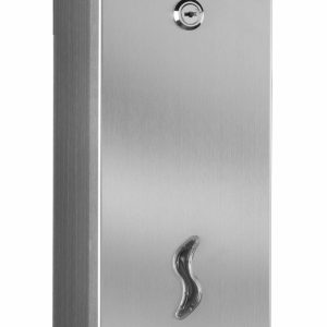 Dispenser di Carta Igienica a Fogli in Acciaio Inox Satinato - 2