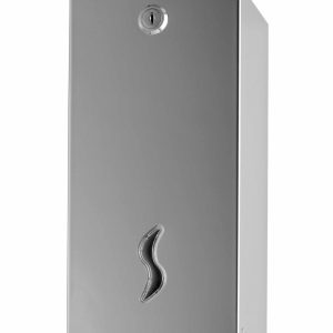 Dispenser di Carta Igienica a Fogli in Acciaio Inox Brillante - 2