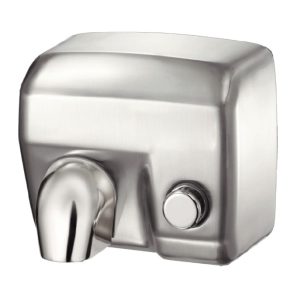 Asciugamani Elettrico in Acciaio Inox ARIEL a Pulsante 2400W - 4