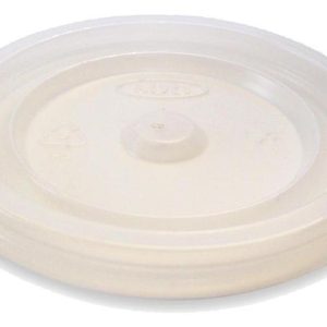 Coperchio Piano in Plastica Trasparente per Bicchieri 4 OZ Ø65 100 Pezzi