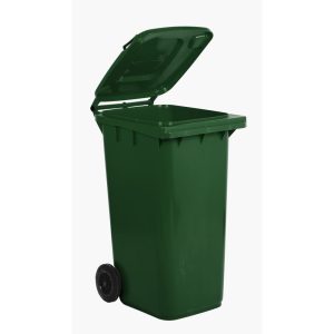 Bidone Per Raccolta Differenziata Carrellato 240 LT in PEHD Con Ruote Silenziose - 12