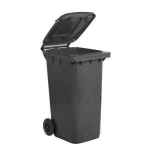 Bidone Per Raccolta Differenziata Carrellato 240 LT in PEHD Con Ruote Silenziose - 8