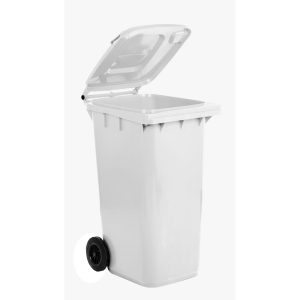 Bidone Per Raccolta Differenziata Carrellato 240 LT in PEHD Con Ruote Silenziose - 3