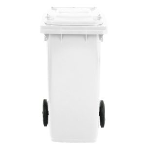 Bidone Per Raccolta Differenziata Carrellato 120 LT in PEHD Con Ruote Silenziose - 3