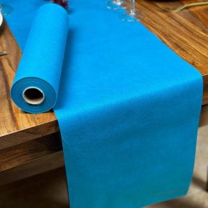 Runner Tovaglie a Rotolo in TNT Monouso 50 gr 50 cm x 24 Mt con Pretaglio 120 cm - 3