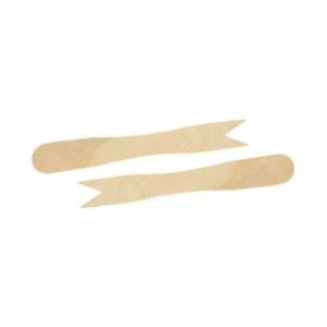 Forchettine 2 Punte in Legno Naturale Finger Food Biodegradabile 1000 Pezzi - 3