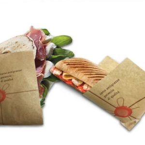 Sacchetti in Carta Antigrasso Prendi Snack Panino e Fritti 16x18 Avana 1000 Pz