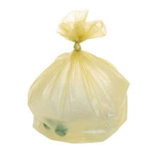 Sacchi Gialli 50x60  Spazzatura per Immondizia a Rotolo 20 Pezzi - 3