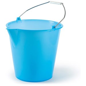 Secchio in Plastica Blu con Beccuccio e Manico - 4