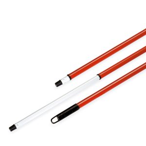 Asta Telescopica in Metallo Doppia Allungabile Attacco a Vite Universale 3 Mt - 1