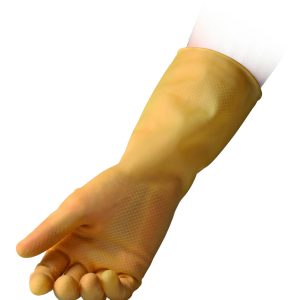 Guanti Riutilizzabili Gialli Lattice Satinati Reflexx 92 DPI I 50 Gr - 2