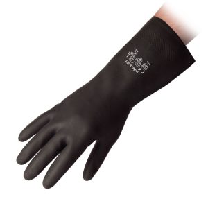 Guanti Riutilizzabili Neri Neoprene e Lattice Reflexx 101 DPI III 105 Gr - 2