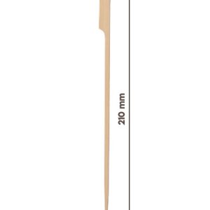 Spiedo Bandiera Bamboo Biodegradabile e Compostabile 100 Pezzi Varie Dimensioni - 6