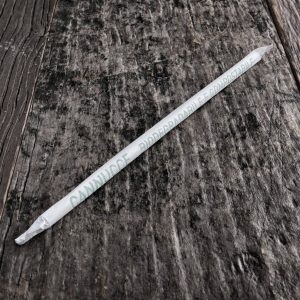 Cannuccia Dritta Imbustata Biodegradabile e Compostabile 200 Pezzi Nera o Bianca - 6