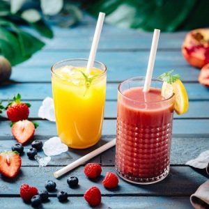 Cannuccia Dritta Imbustata Biodegradabile e Compostabile 200 Pezzi Nera o Bianca - 4