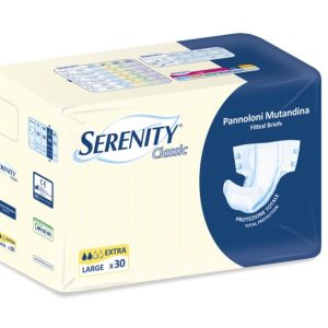 Serenity Classic Pannolone Mutandina Assorbente con Strappo L 2 Gocce 30 Pezzi - 1