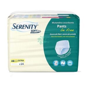 Serenity Pannolone Mutandina Assorbente Sensitive Pants M Extra 2 Gocce 14 Pezzi - 1