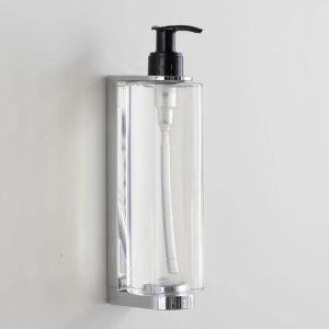 Prija Staffa Murale Pump per Flacone Dispenser 380 Ml con Tasselli Vari Colori - 3