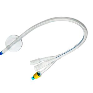 Catetere Foley a 3 Vie in Silicone Sterile 40 Cm DM IIA 10 Pezzi - 2