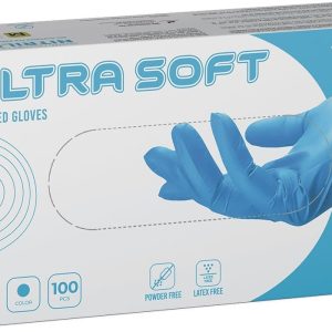 Guanti in Nitrile Blu senza Polvere Ultra Soft DPI III DM I 3,0 Gr 100 Pezzi