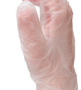 Guanti in Vinile Trasparenti senza Polvere DPI III DM I 4,5 Gr 100 Pezzi - 2