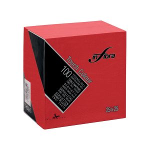 Tovaglioli Vari Colori 25x25 Touch Color 2 Veli 100% Pura Cellulosa 100 PZ - 18