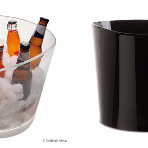 Spumantiera Suaglass "Mida" Infrangibile Trasparente o Nera - 1