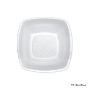 Piatto Fondo Square Infrangibile e Riutilizzabile 180 mm 15 Pezzi Vari Colori - 3