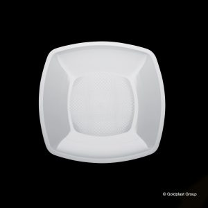 Piatto Dessert Square Infrangibile e Riutilizzabile 180 mm 15 Pezzi Vari Colori - 3