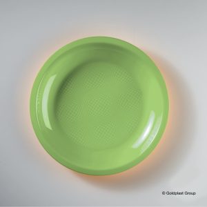 Piatto Piano Round Infrangibile e Riutilizzabile  220 mm 25 Pezzi Vari Colori - 10