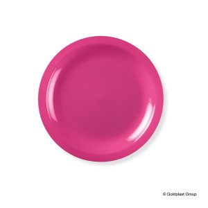 Piatto Dessert Round Infrangibile e Riutilizzabile  185 mm 25 Pezzi Vari Colori - 4