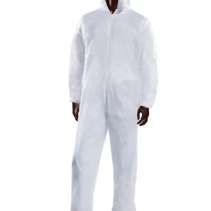 Tuta Monouso Bianca in PLP DPI CAT I - 1