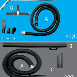 Fiorentini Aspirapolvere/Liquidi Elettrica F99F1 3 Mori da 1000w 645Mq/h 70 LT - 5