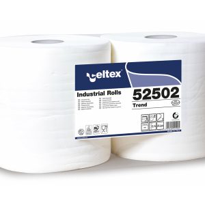 Rotolo Industriale 2 Veli Pura Cellulosa Celtex 800 Strappi 272 Mt 2 Pezzi
