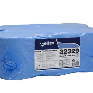 Asciugamano Spirale Maxi Blu 2 Veli Pura Cellulosa Celtex 450 Strappi 6 Pezzi