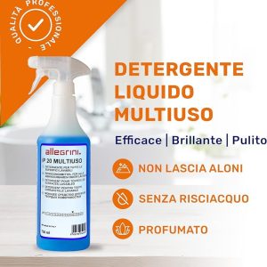 Allegrini IP 20 Multiuso Detergente Superfici Lavabili Senza Risciacquo 750 ml - 3
