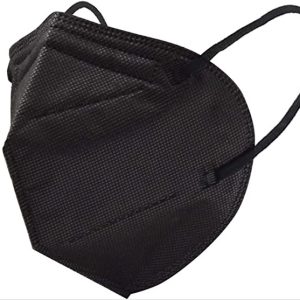 Mascherina FFP2 con Elastici Auricolari Nera DPI III 10 Pezzi - 1