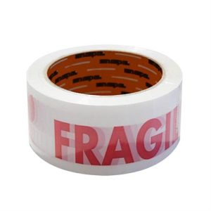 Nastro Adesivo in Polipropilene Scritta "Fragile" 50 mm x 66 Mt 6 Pezzi - 1