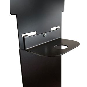 Postazione Igienizzante Piantana per Dispenser Automatico in Metallo Nero - 2