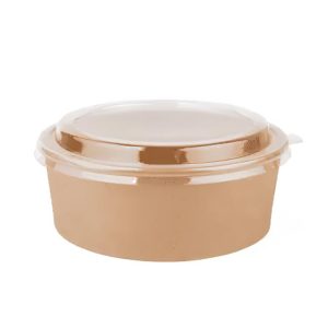 Coperchio Monouso in Pet Riciclabile per Insalatiera  Ø185 mm 50 Pezzi - 2