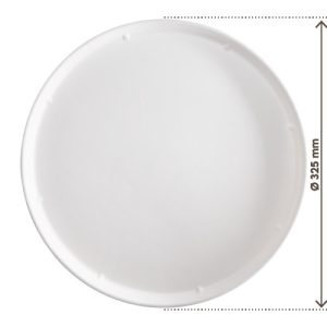 Piatto Tondo Piano Pizza in Polpa di Cellulosa Compostabile Ø325 mm 50 PZ - 1