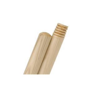 Manico in Legno Grezzo 130 Cm Attacco a Vite