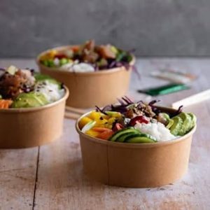 Insalatiera Avana Tonda in Cartoncino Impermeabile  Ø148 mm 500 Ml 50 Pezzi - 3