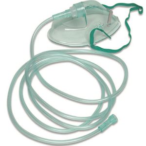 Maschera per Ossigeno Adulti con Tubo