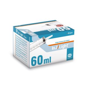 Siringhe Ipodermiche 3 Parti Cono Catetere senza Ago 60 Ml DM IIA 20 Pezzi - 1