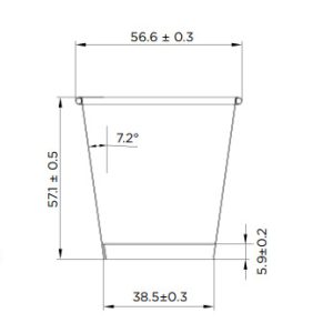 Bicchiere in Cartoncino per Caffè da Asporto 3 Oz Nero 90 Ml 50 Pezzi - 2