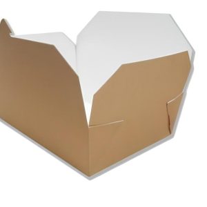 Food Box 85x65x90 H in Cartoncino Avana 800 Ml 25 Pezzi